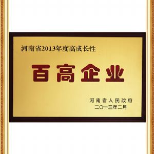 河南省高成長性百高企業(yè)